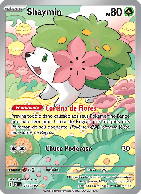 Shaymin, carta 185 di Rivais Predestinados