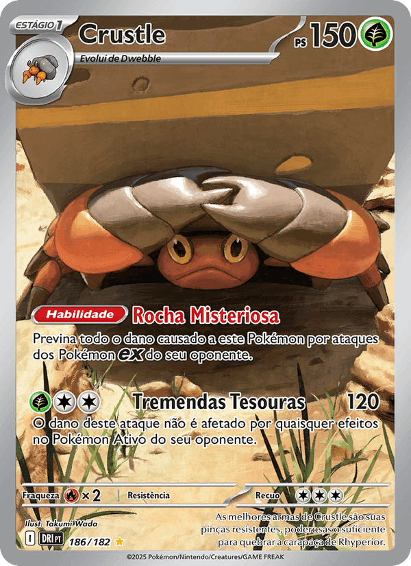Crustle, carta 186 de Rivais Predestinados