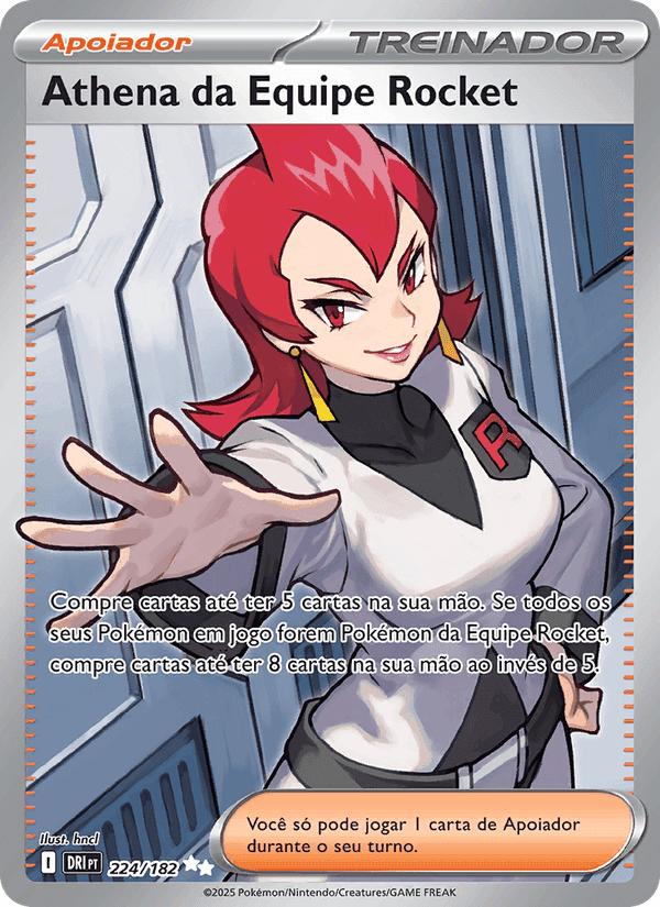Athena da Equipe Rocket, carta 224 de Rivais Predestinados