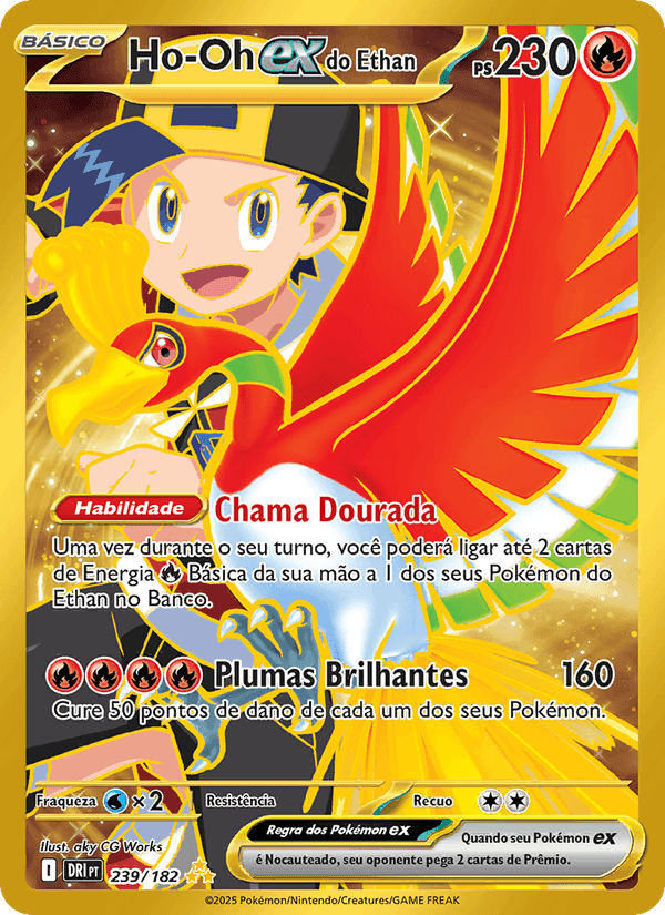 Ho-Oh ex do Ethan, carta 239 de Rivais Predestinados