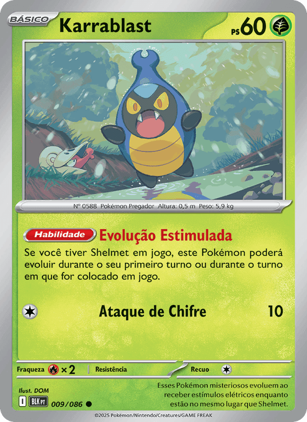 Karrablast, carta 009 de Raio Preto