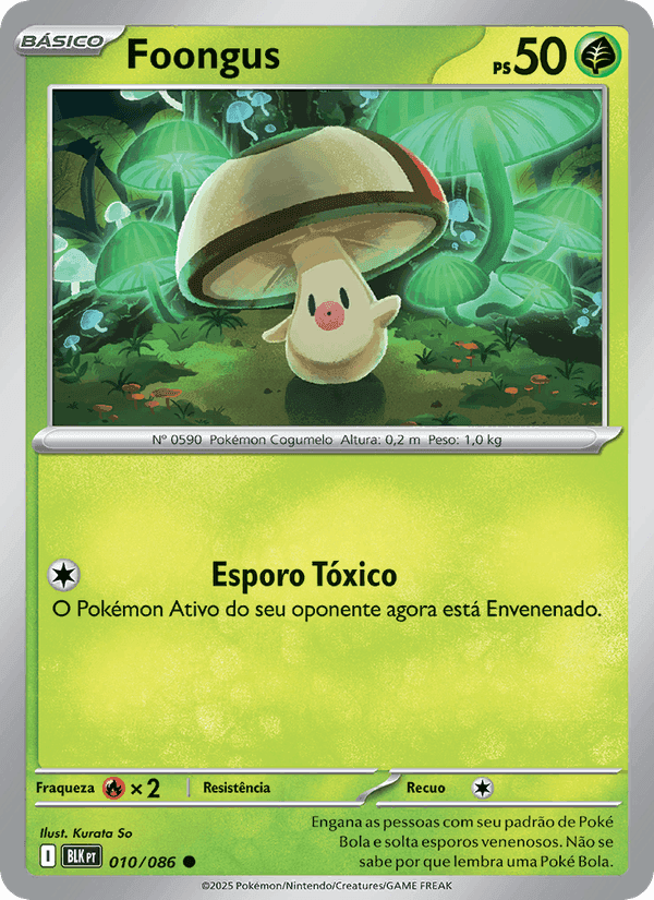Foongus, carta 010 de Raio Preto