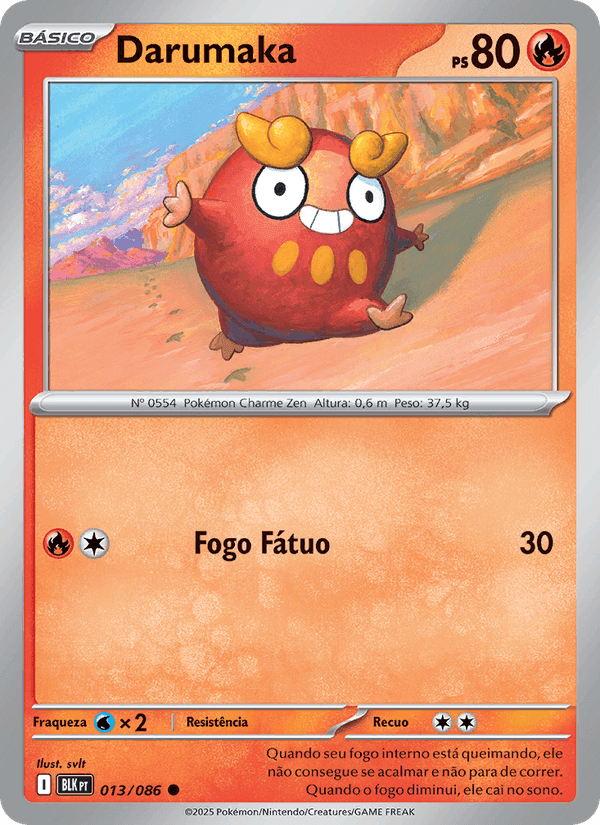 Darumaka, carta 013 de Raio Preto