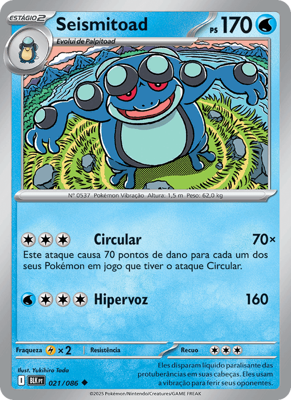 Seismitoad, carta 021 di Raio Preto