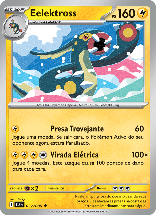 Eelektross, carta 032 de Raio Preto