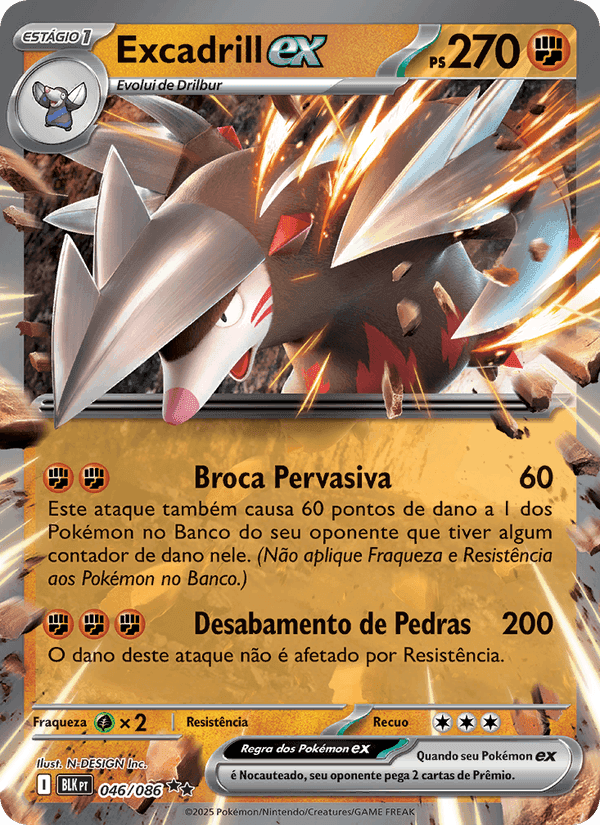 Excadrill ex, carta 046 de Raio Preto