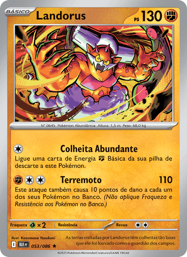 Landorus, carta 053 de Raio Preto