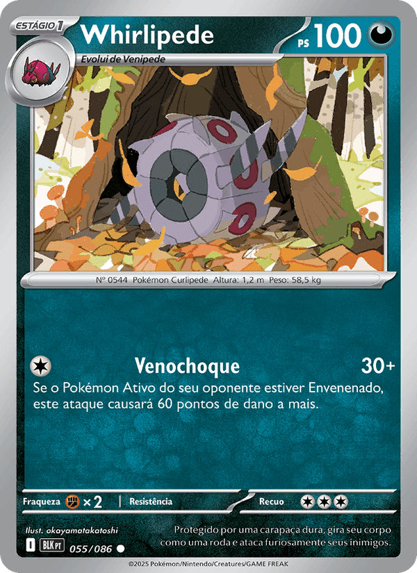 Whirlipede, carta 055 de Raio Preto