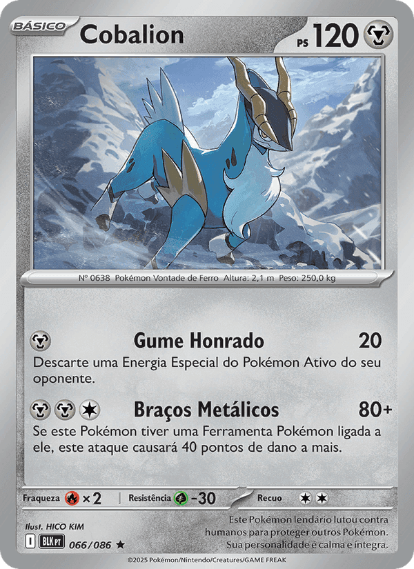 Cobalion, carta 066 de Raio Preto