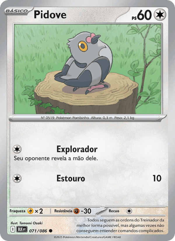 Pidove, carte 071 de Raio Preto