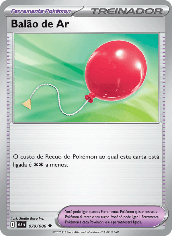 Balão de Ar, carta 079 de Raio Preto