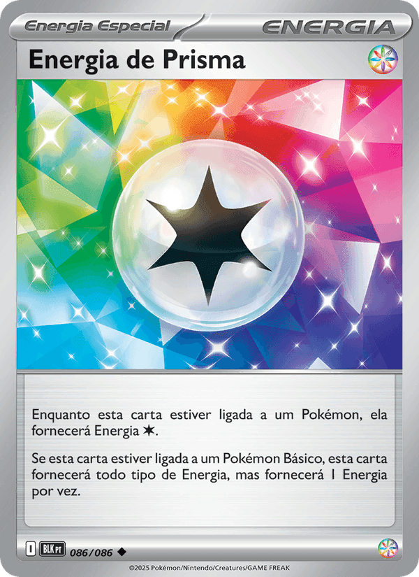 Energia de Prisma, carta 086 de Raio Preto