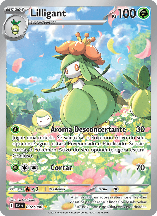 Lilligant, carta 092 di Raio Preto