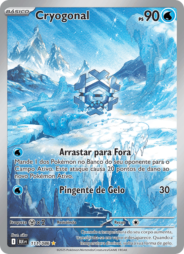 Cryogonal, carte 111 de Raio Preto
