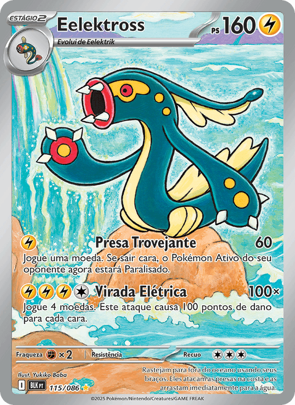 Eelektross, carte 115 de Raio Preto