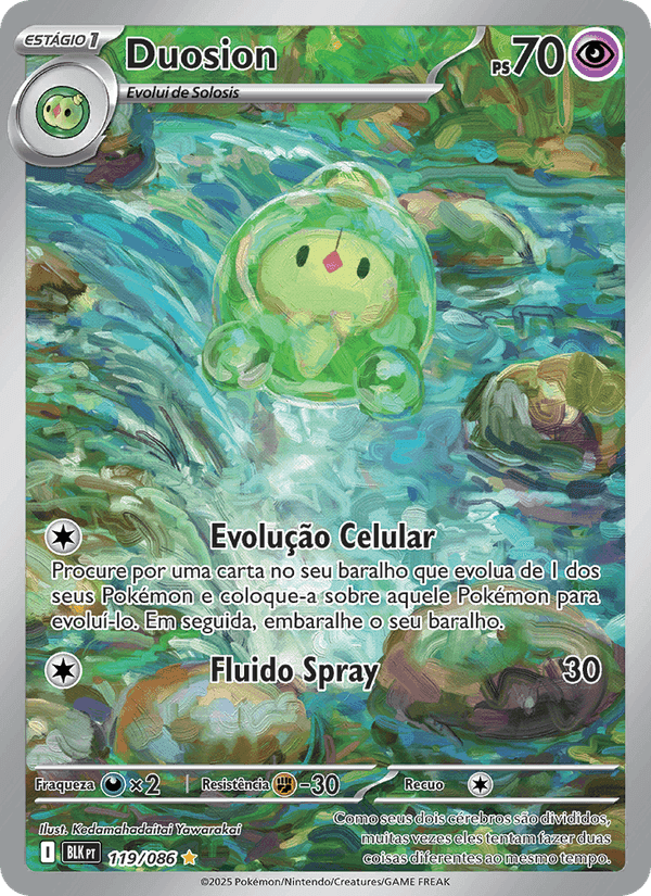 Duosion, carte 119 de Raio Preto