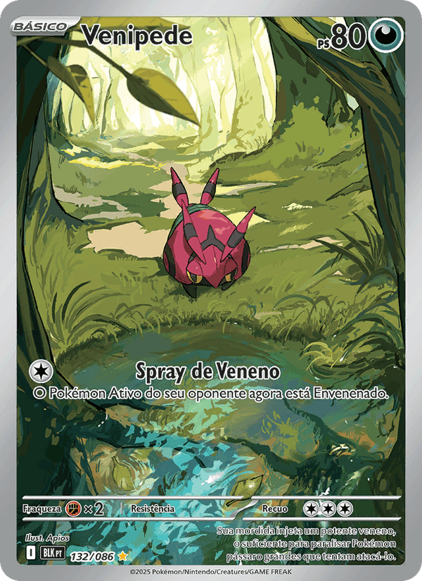Venipede, carta 132 de Raio Preto