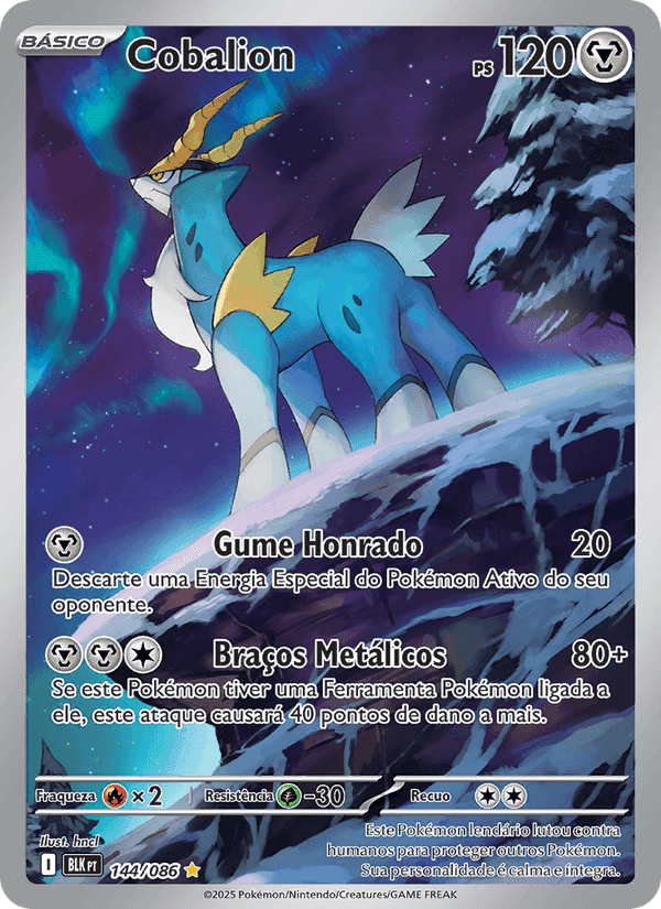 Cobalion, carta 144 de Raio Preto