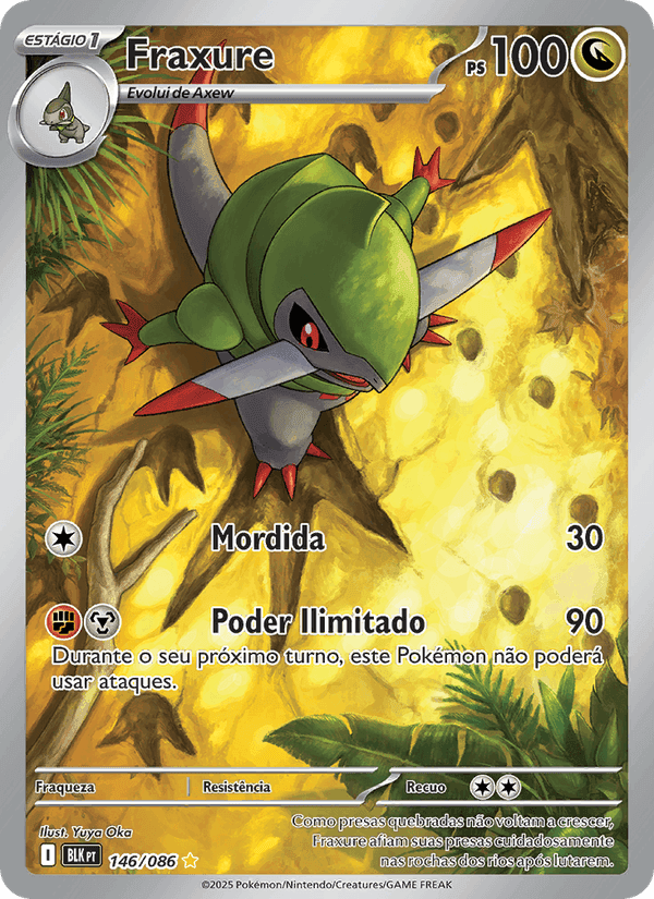 Fraxure, carta 146 de Raio Preto