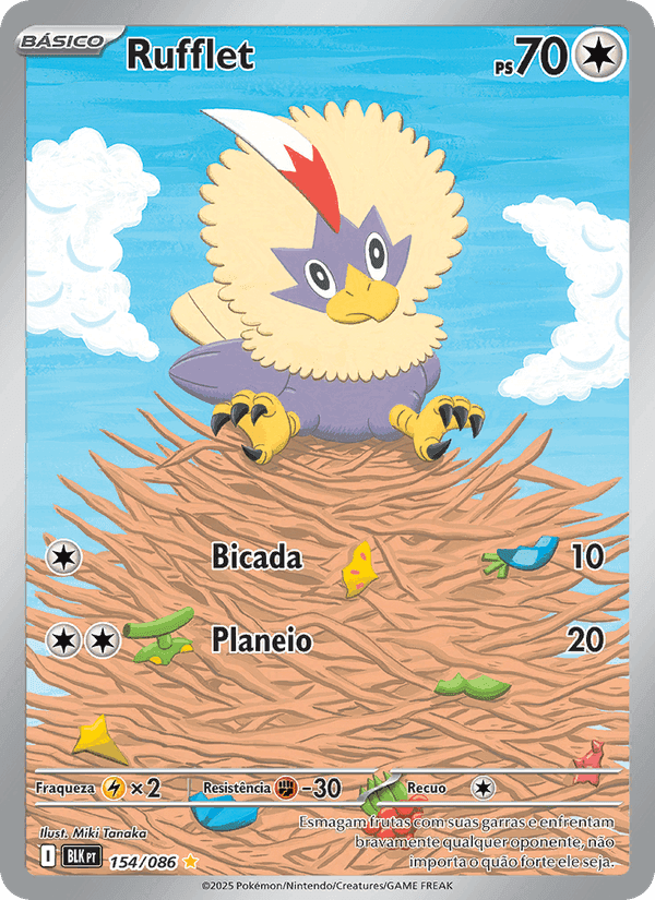 Rufflet, carte 154 de Raio Preto