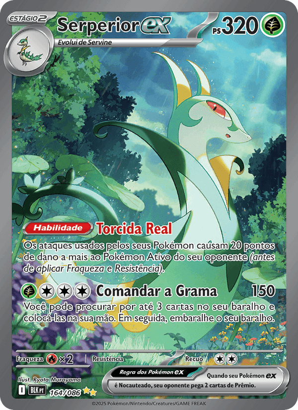 Serperior ex, carta 164 de Raio Preto
