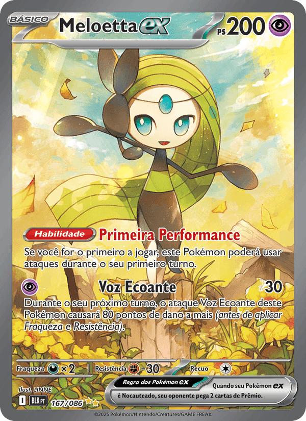 Meloetta ex, carte 167 de Raio Preto