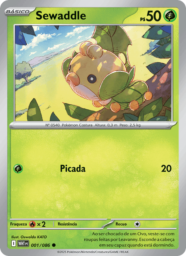 Sewaddle, carte 001 de Fogo Branco
