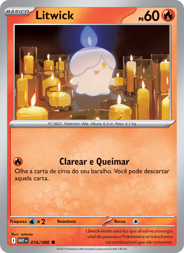 Litwick, carta 016 di Fogo Branco