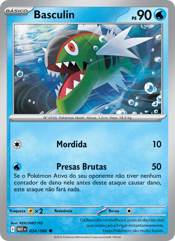Basculin, carta 024 di Fogo Branco