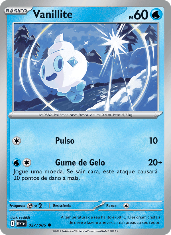Vanillite, carta 027 di Fogo Branco