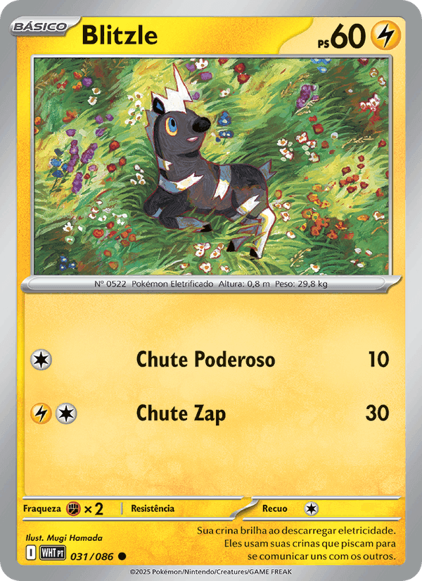 Blitzle, card 031 from Fogo Branco