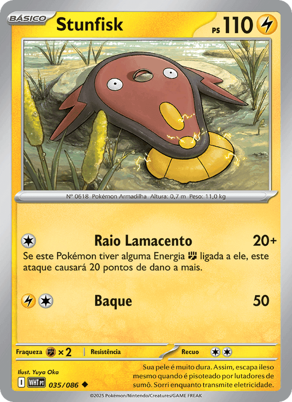 Stunfisk, carta 035 de Fogo Branco