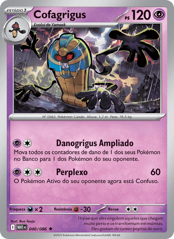 Cofagrigus, carte 040 de Fogo Branco