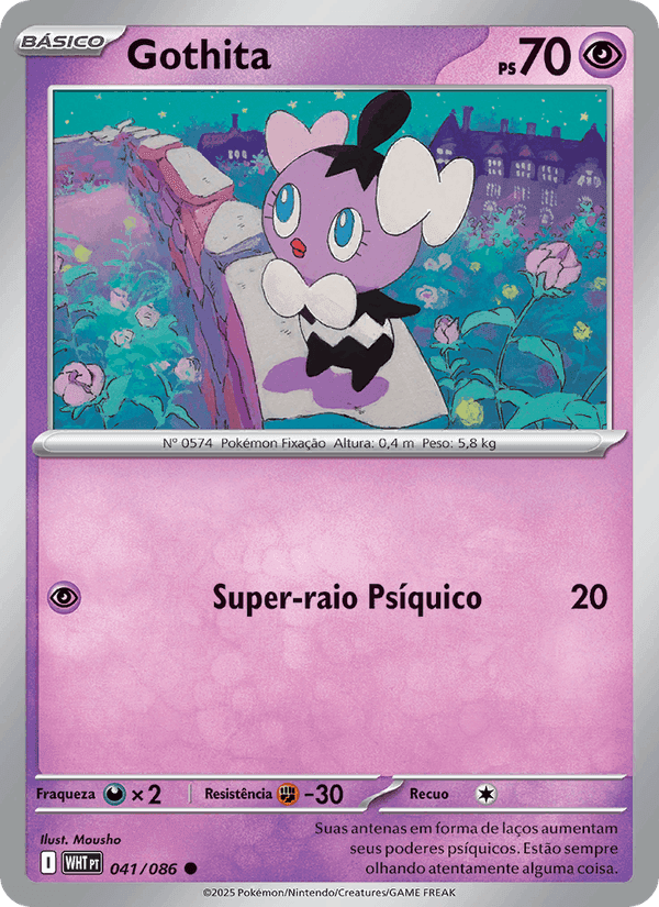 Gothita, card 041 from Fogo Branco