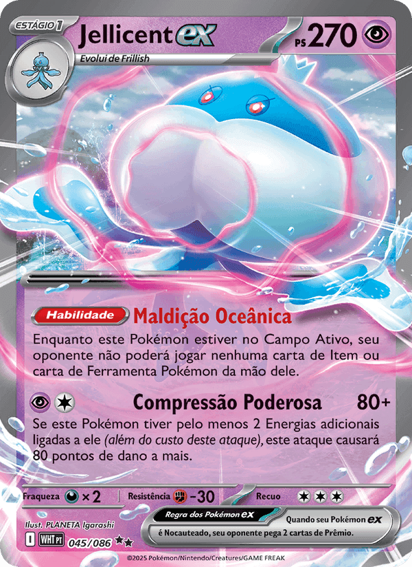 Jellicent ex, carte 045 de Fogo Branco