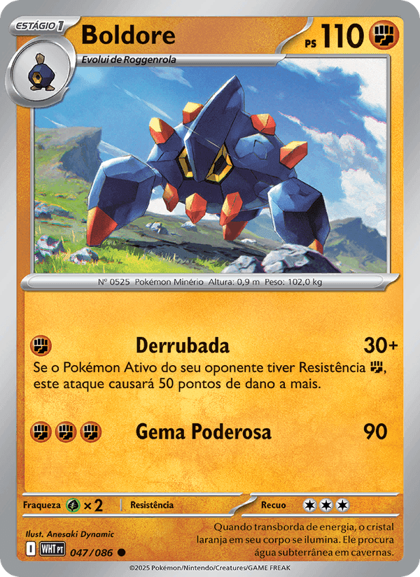 Boldore, card 047 from Fogo Branco