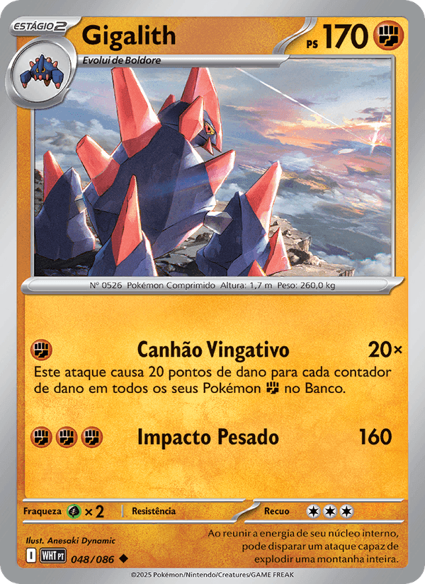 Gigalith, carta 048 de Fogo Branco
