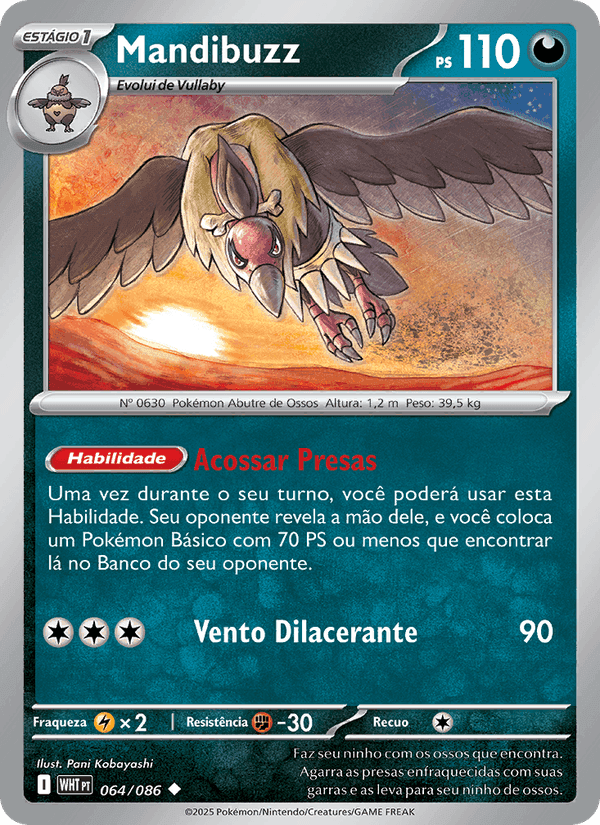 Mandibuzz, carta 064 de Fogo Branco