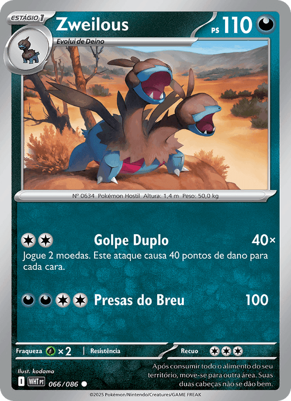 Zweilous, carta 066 de Fogo Branco