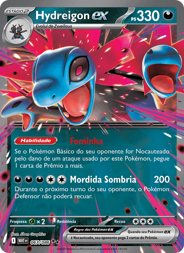 Hydreigon ex, carta 067 de Fogo Branco