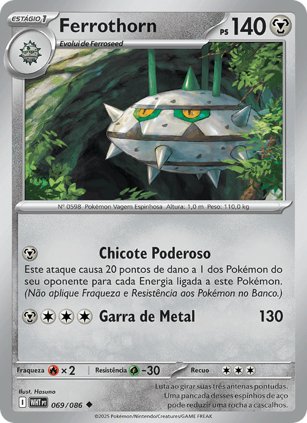 Ferrothorn, carta 069 de Fogo Branco