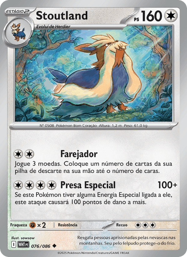 Stoutland, carta 076 de Fogo Branco