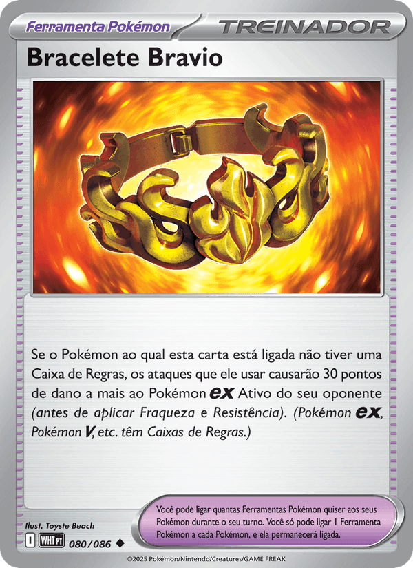 Bracelete Bravio, card 080 from Fogo Branco