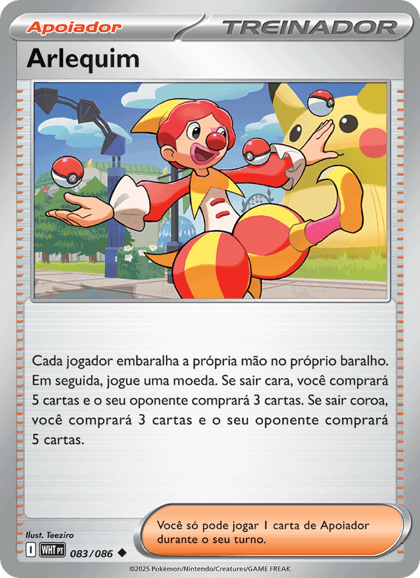 Arlequim, card 083 from Fogo Branco