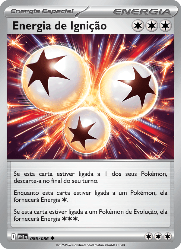Energia de Ignição, carta 086 de Fogo Branco