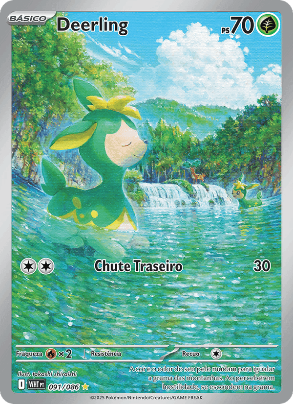 Deerling, carta 091 de Fogo Branco