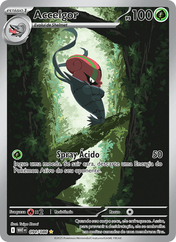 Accelgor, carte 094 de Fogo Branco