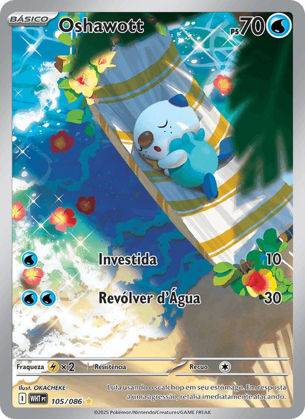 Oshawott, carta 105 di Fogo Branco