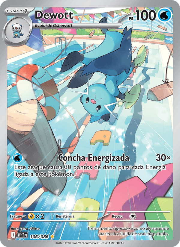 Dewott, carta 106 de Fogo Branco