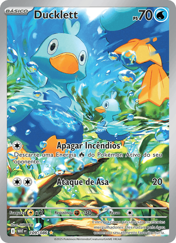 Ducklett, carta 109 de Fogo Branco